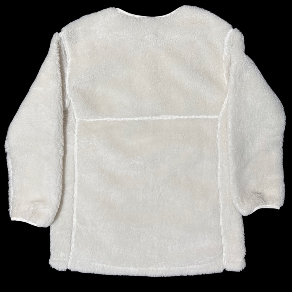 The North Face NWT Extreme Pile Full Zip Coat in Gardenia White - Picture 8 of 8